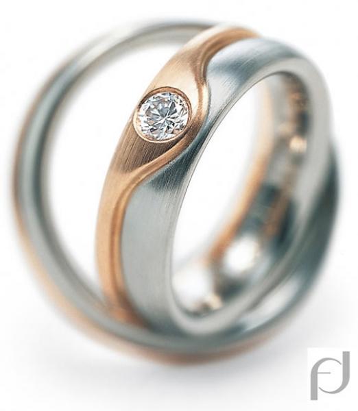 Trauringe Platin von Furrer Jacot 73-78060 + 73-21060